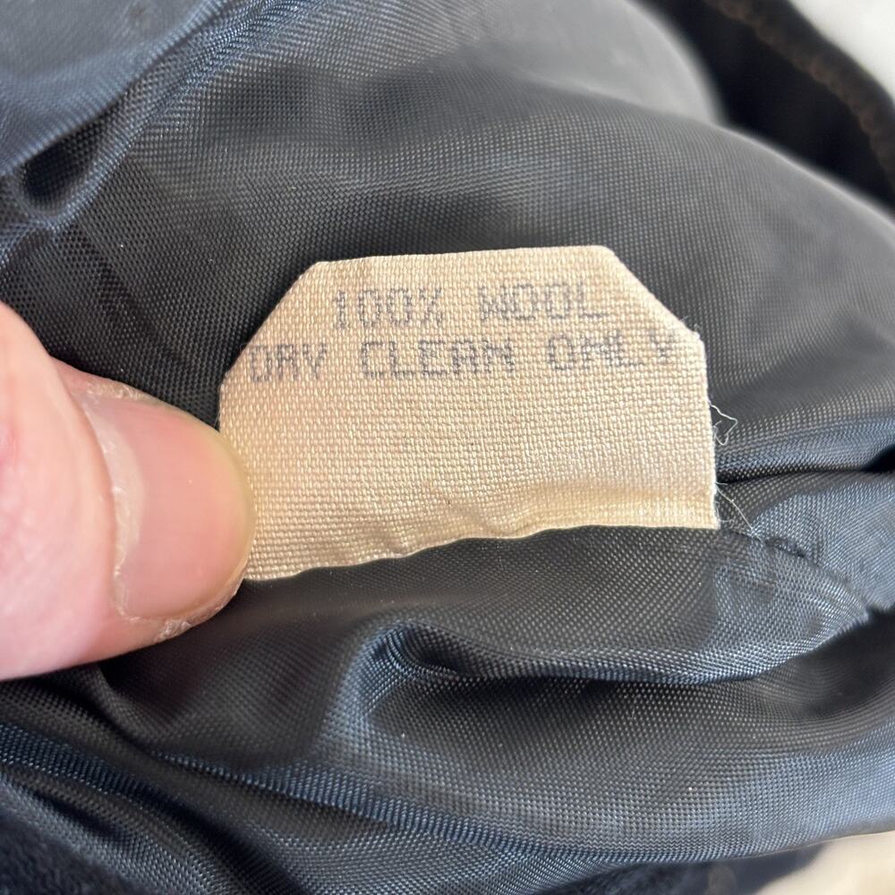 Vintage Harris‎ Wallace Academia 90s Wool Embroidered Bubble Pants Size 10 Smart - Picture 7 of 9